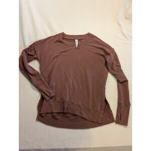 Athleta maroon long sleeve sweater size XS